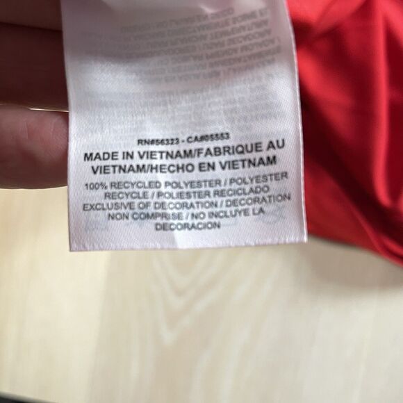 Nike Golf Polo Women's Large Red Dri-Fit Shirt Golfing Attire Sleeve Swoosh Dri - Picture 15 of 15